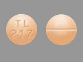 Pill TL 217 Brown Round is Spironolactone
