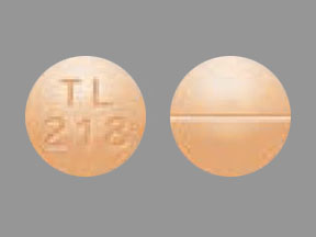 Pill TL 218 Brown Round is Spironolactone