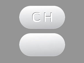 Pill CH White Capsule/Oblong is Telmisartan