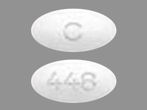 Pill C 448 White Oval is Irbesartan