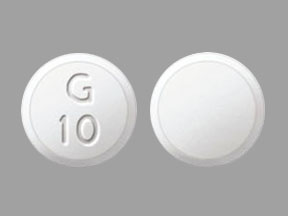 Pill G 10 White Round is Metformin Hydrochloride