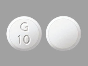 G 10 Pill Images White Round