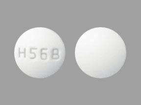 Pill H568 White Round is Metronidazole