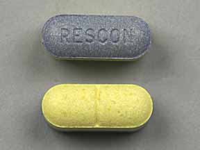 Pill RESCON IMP is Rescon Extended Release 12 mg / 1.25 mg / 40 mg