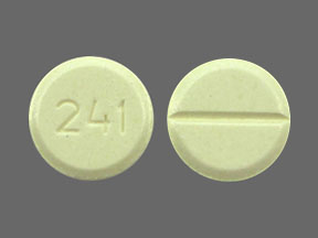 Pill 241 Yellow Round is Clozapine