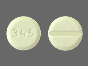 Pill 345 Yellow Round is Clozapine