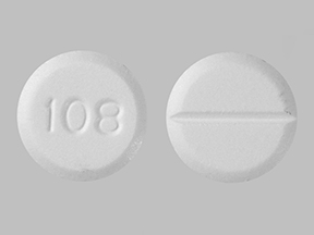 Pill 108 White Round is Promethazine Hydrochloride