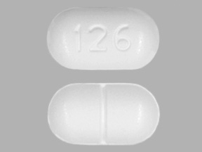 Hap 126, Lorcet asetaminofen 325 mg / hidrokodon bitartrat 5 mg'dır