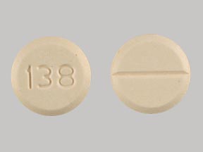 Pill 138 Peach Round is Bethanechol Chloride