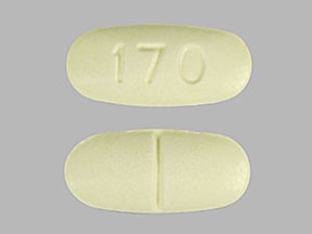 Pill 170 Yellow Oval is Lorcet Plus