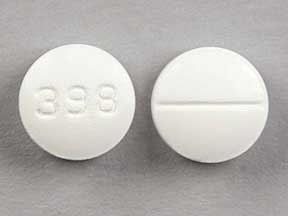 Pill 398 White Round is Glipizide