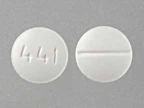 Pill 441 White Round is Digoxin