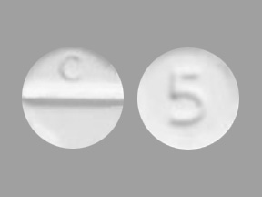 Pill C 5 is Methimazole 5 mg