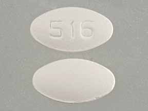 Pill 516 White Oval is Zolpidem Tartrate