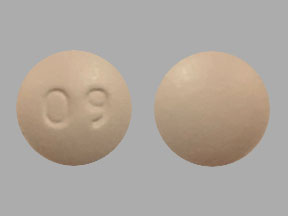 Pill 09 Pink Round is Solifenacin Succinate
