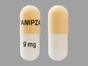 Pill XTAMPZA ER 9 mg Beige Capsule-shape is Xtampza ER