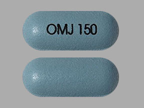 Pill OMJ 150 Green Rectangle is Nucynta ER