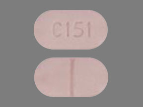 Pill C151 Pink Capsule-shape is Lamotrigine