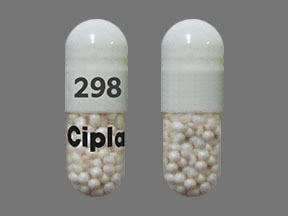 Pill 298 Cipla Clear Capsule/Oblong is Duloxetine Hydrochloride Delayed-Release