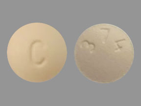 Pill C 374 White Round is Tadalafil