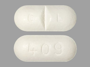 Pill C L 409 White Capsule/Oblong is Metoprolol Succinate Extended-Release