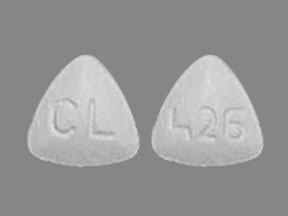 Pill CL 426 White Three-sided is Entecavir