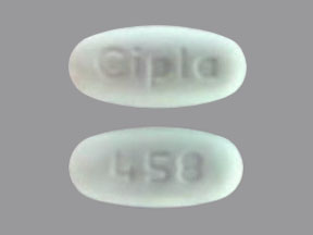 Pill Cipla 458 White Oval is Fenofibrate