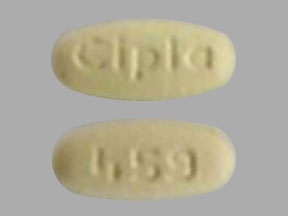 Pill Cipla 459 Yellow Oval is Fenofibrate