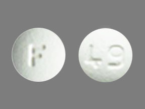 Pill F 49 White Round is Galantamine Hydrobromide