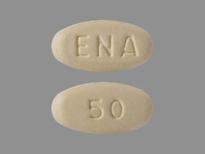 Pill ENA 50 Yellow Oval is Idhifa