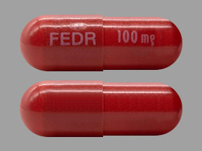 Pill FEDR 100 mg is Inrebic 100 mg