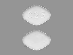 Pill C25 White Four-sided is Rubraca