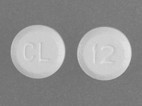 Hyoscyamine sulfate (orally disintegrating) 0.125 mg CL 12