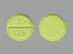 Pill T 175 Yellow Round is Methylphenidate Hydrochloride
