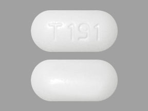 Acetaminophen and oxycodone hydrochloride 325 mg / 2.5 mg T 191