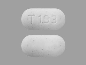Acetaminophen and oxycodone hydrochloride 325 mg / 7.5 mg T 193