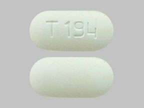 Acetaminophen and oxycodone hydrochloride 325 mg / 10 mg T 194