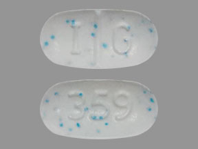 Pill I G 359 White & Blue Specks Capsule/Oblong is Phentermine Hydrochloride