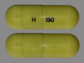 Duloxetine hydrochloride delayed-release 20 mg H 190