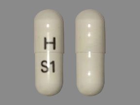 Pill H S1 White Capsule/Oblong is Silodosin