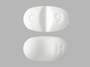 Pill H C 9 White Oval is Clobazam