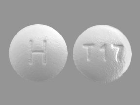 Pill H T17 White Round is Tadalafil