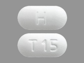Pill H T15 White Capsule-shape is Tadalafil