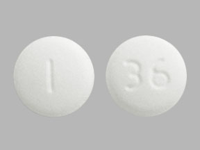 I 36 Pill White Round 11mm Pill Identifier