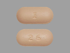 Pill I 26 Orange Capsule/Oblong is Levofloxacin