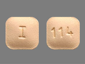 Pill I 114 Beige Four-sided is Montelukast Sodium