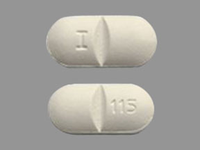 Pill I 115 White Capsule-shape is Lamivudine and Zidovudine.