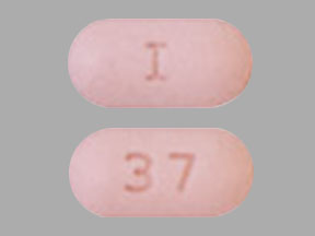 Pill I 37 Pink Capsule/Oblong is Lamivudine