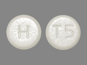 Pill H T5 White Round is Tetrabenazine
