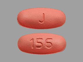 Pill J 156 is Valganciclovir Hydrochloride 450 mg